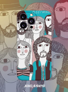 fleetwood mac乐队iphone15promax手机壳小众菲林壳防摔全包软壳安卓