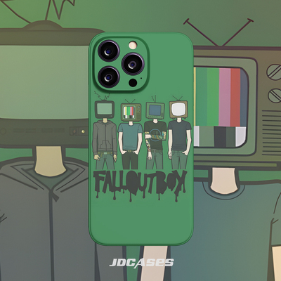 fall out boy乐队音乐节周边 iphone15promax全包软壳菲林硬壳手机壳安卓