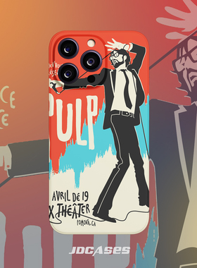 pulp乐队Jarvis Cocker iphone15promax全包软壳半包硬壳菲林手机壳安卓