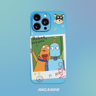 机器人之梦 16promax手机壳小众菲林壳防摔苹果17全包软壳安卓