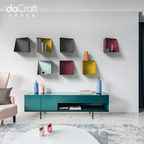 Креативное настенное крепление для гостиной для спальни, декор, система хранения