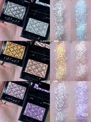 冷野 新品欧美爆闪系列眼影 coldnwild单色眼影繁星 月银幕山美伢