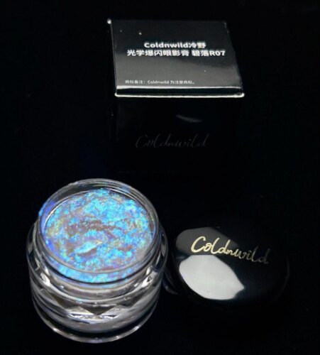 改良新版 Coldnwild 冷野变色龙眼影膏闪片 碧落R7