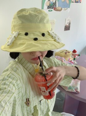 奈里nicein渔夫帽可爱春夏