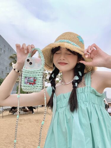 奈里nicein甜美可爱手机包