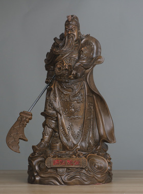 关公佛像摆件 武关公 店铺公司开业礼品大厅办公室装饰品