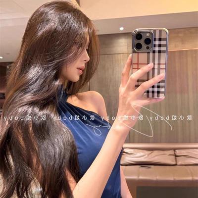 背心女夏季设计款斜肩无袖露肩不规则褶皱设计感飘带显白收腰上衣