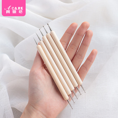 美甲笔刷/点钻AC1sq801-双头点花笔点珠笔美甲师初学者彩绘指