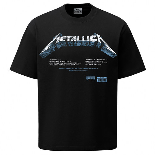 HOTROCK重磅摇滚T恤METALLICA