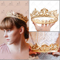 Fan Chengcheng's retro Japanese and Korean king's crown, prince's crown, men's beauty pageant, queen's award party headwear thumbnail 6