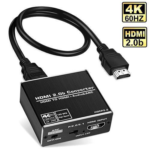 HDMI转HDMI3.5音频分离器HDMI