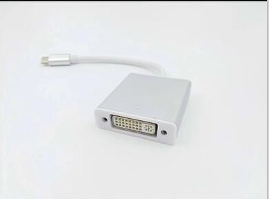 USB3.1/TYPEC转DVI连接线Mac转电视投影仪高清视频线