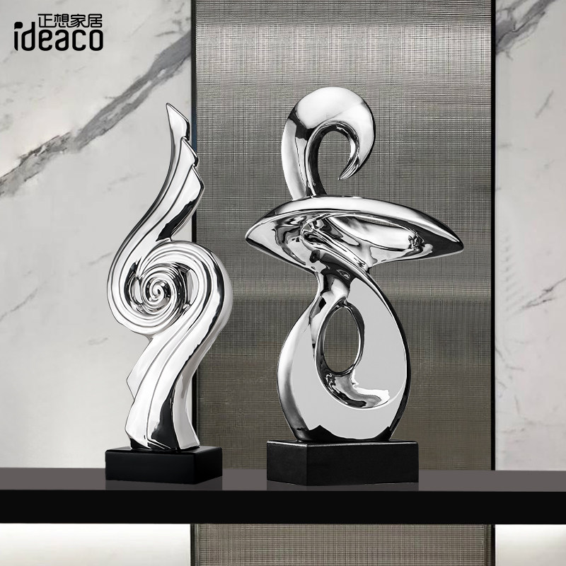 轻奢高档玄关桌面摆件家居装饰品创意摆设高级感客厅电视柜艺术品