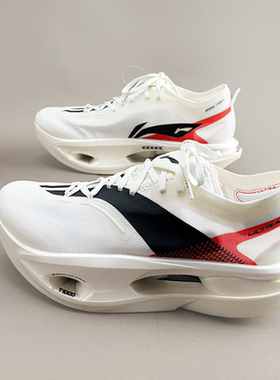 李宁正品飞电5 ULTRA弹力䨻丝减震竞速超轻碳板比赛跑鞋男ARMV005