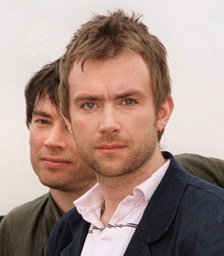 BLUR 模糊乐队代蒙·阿尔本 Damon albarn同款圆圈耳环圈耳夹周边