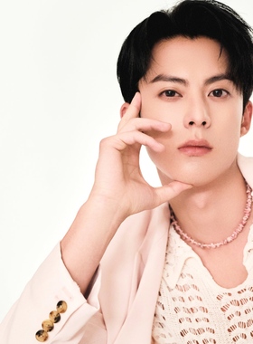 王鹤棣同款彩浅粉咖桔色碎石米珠拼接项链圈自然田园多巴胺潮饰品