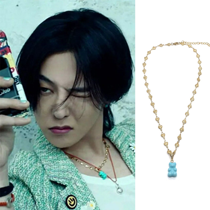 gd权志龙同款crystalins吊坠项链