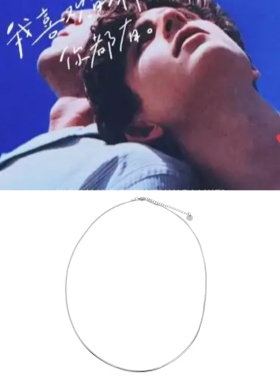 请以你的名字呼唤我eilo 甜茶 埃利奥同款方形蛇骨项链圈百搭锁骨