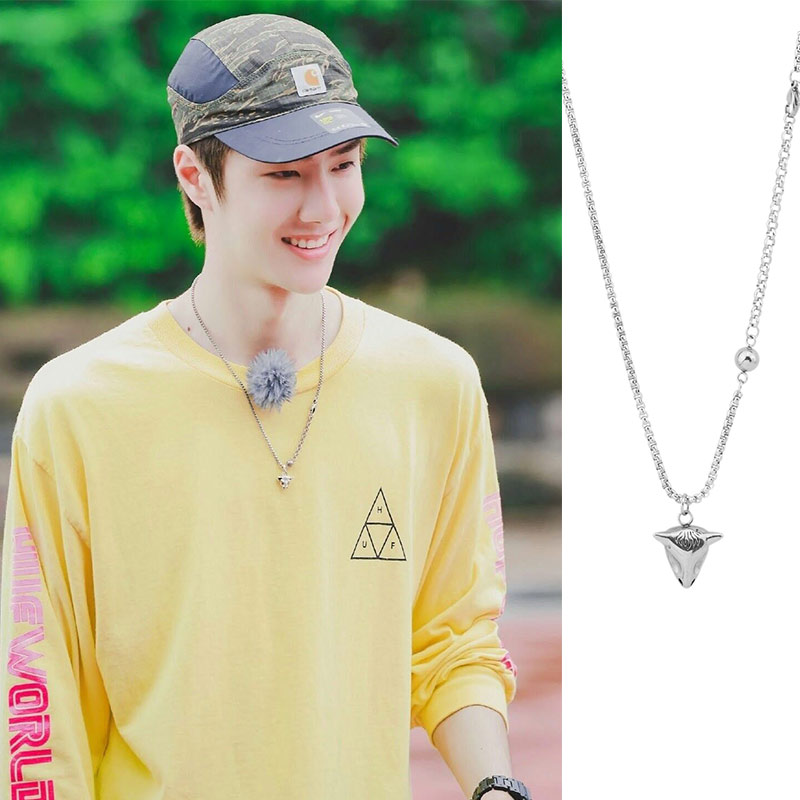 王一博同款动物羊牛神兽男女项链