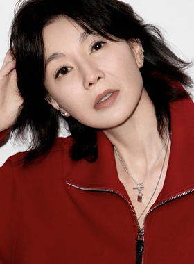 张曼玉同款锁头吊坠OT扣钛钢项链