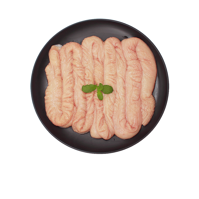 五谷慢养黑猪猪大肠半熟易洗