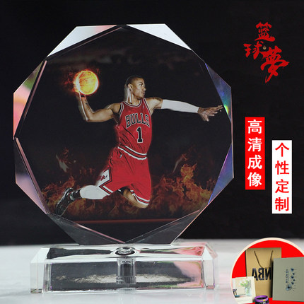 科比纪念摆件NBA湖人火箭手办詹姆斯库里罗斯男生篮球迷生日礼物