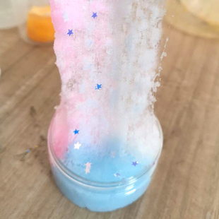 网红千丝泥蚕丝泥儿童玩具拉丝雪花泥安全无毒中性解压史莱姆彩泥