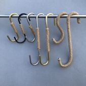 货架挂衣架新品 麻绳S挂钩服装 店铺男女装 钩服装 店挂衣钩S钩扁钩裤