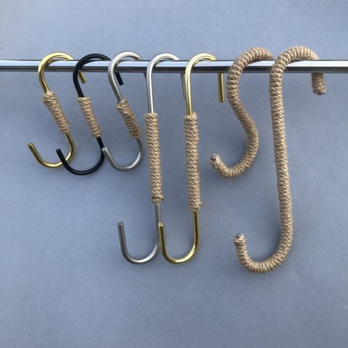 麻绳S挂钩服装店挂衣钩S钩扁钩裤钩服装店铺男女装货架挂衣架新品