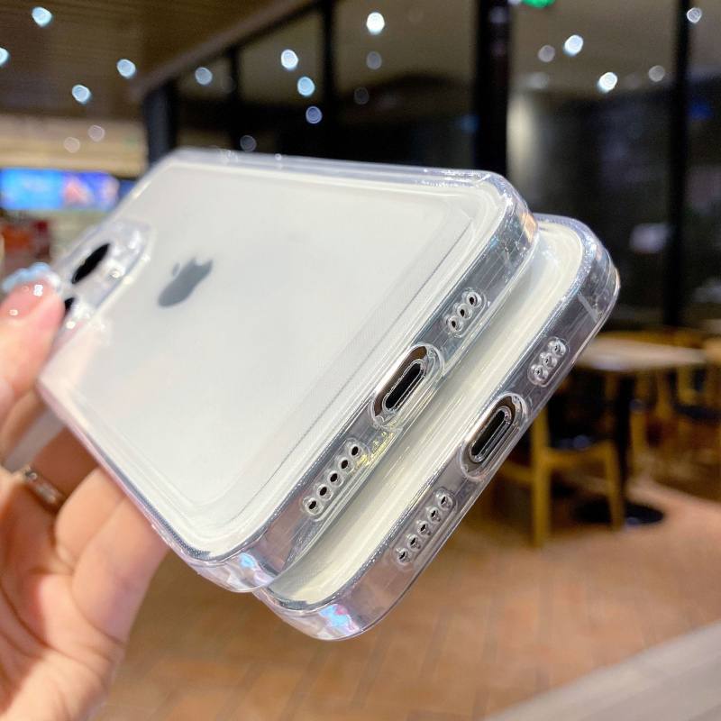 适用苹果13pro太空透明手机壳iph