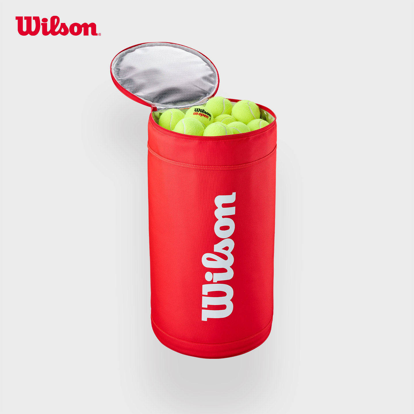 Wilson威尔胜网球包网球收纳袋桶包单肩挎包隔热球袋可放置90颗球