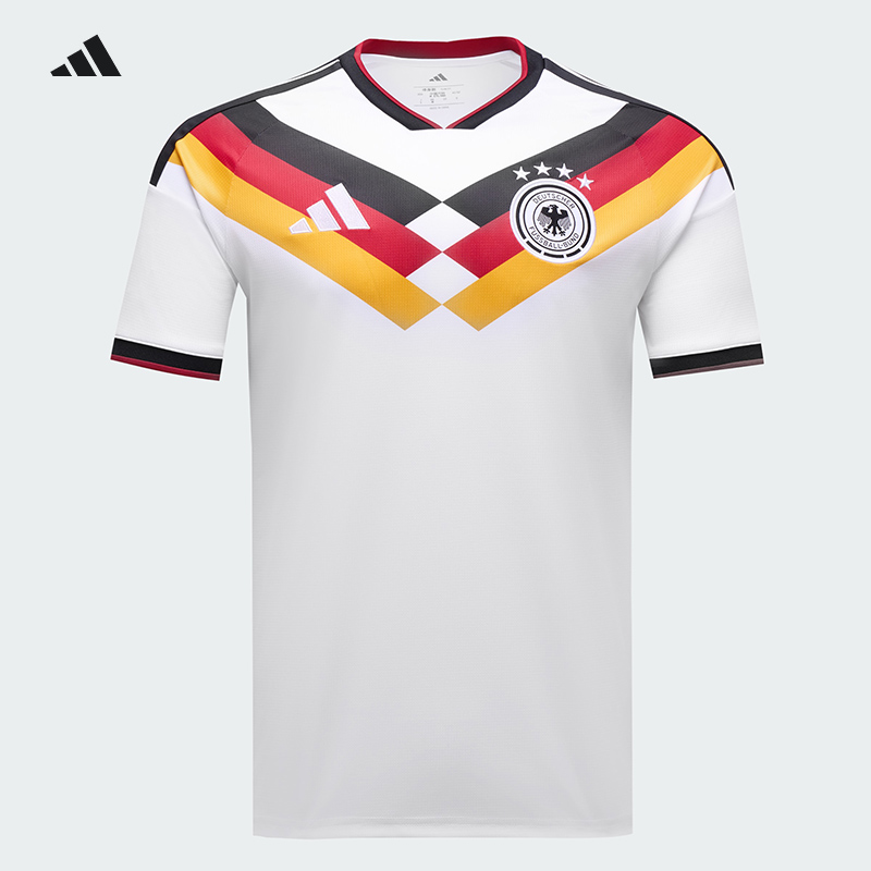 Adidas德国队主场球衣 2026年美加墨世界杯短袖足球服男子KD8363