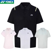 115115TCR 短袖 25年新款 尤尼克斯羽毛球服网球服运动上衣POLO衫