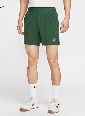 Nike耐克网球短裤男6IN SHORT网球服运动训练吸湿透气轻薄FZ6914