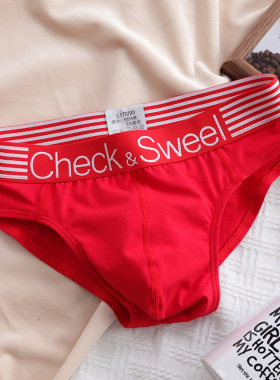 小江家~内裤红色结婚本命年男士青少年纯棉三角裤男生全棉短裤头