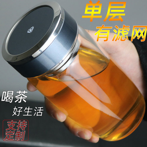 高档单层加厚玻璃杯鹅蛋大容量