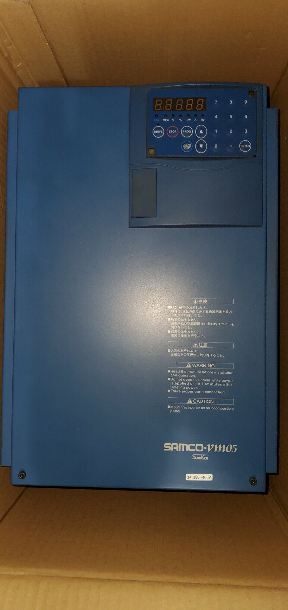 以前的备用samco-vm05/sanken三垦变频器,22