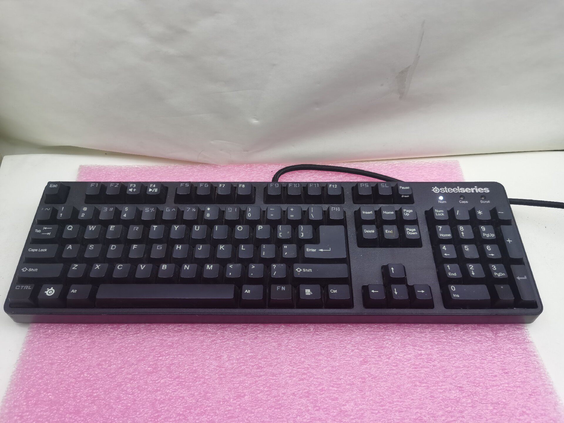 赛睿7g 经典德国樱桃黑轴电脑游戏机械键盘