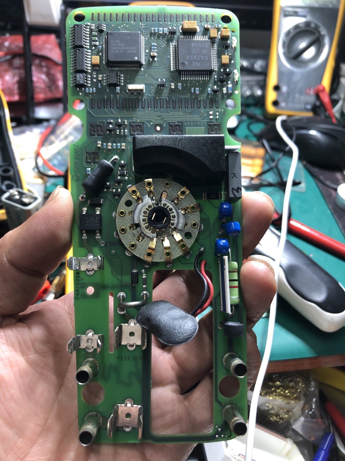 福禄克177主板一块,单主板,功能,精度正常,美版刀盘双陶瓷