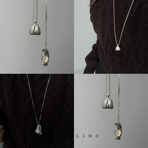 MEIRLINC 原创不对称小众设计冷淡风高级感法式情侣个性新款ins