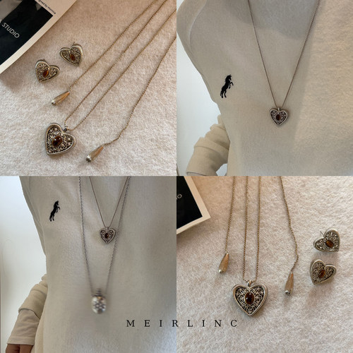 MEIRLINC原创复古vintage小众设计高级新款百搭轻奢扣法式气质ins