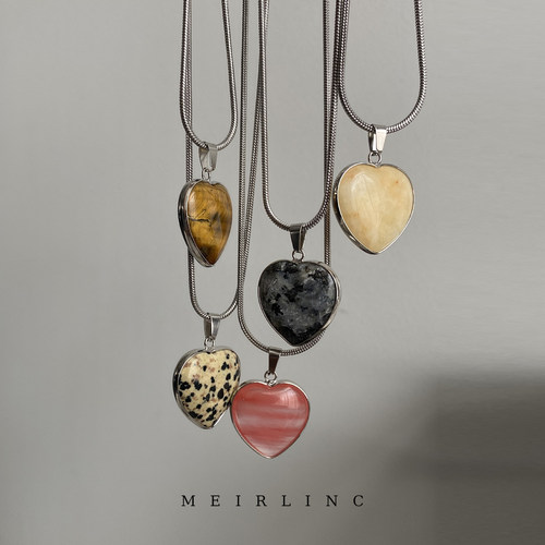 MEIRLINC 简约复古时髦老钱风欧美创意小众设计高级感情侣百搭ins