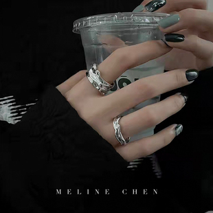 不规则褶皱小众设计感潮ins个性 涟漪 高级中性风男女 CHEN MELINE