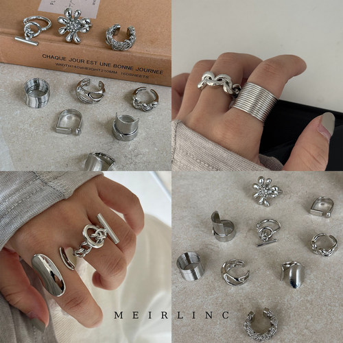 MEIRLINC 原创小众独特高级感法式复古风设计新款夸张中性ins个性