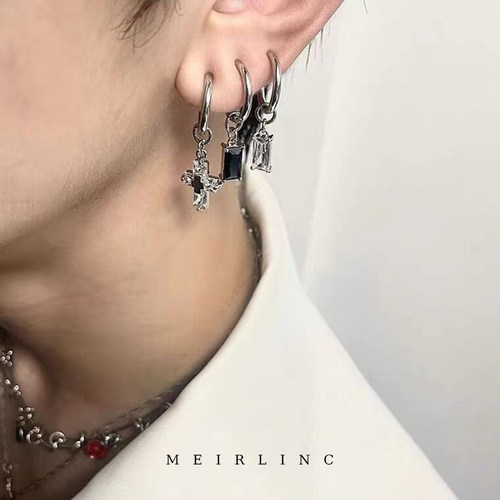 MEIRLINC 原创设计师款黑色小众高级感欧美复古国潮酷ins嘻哈情侣