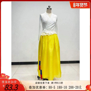 朝鲜族舞蹈服装女长裙练功服延边民族民间舞演出集训上衣艺术艺考