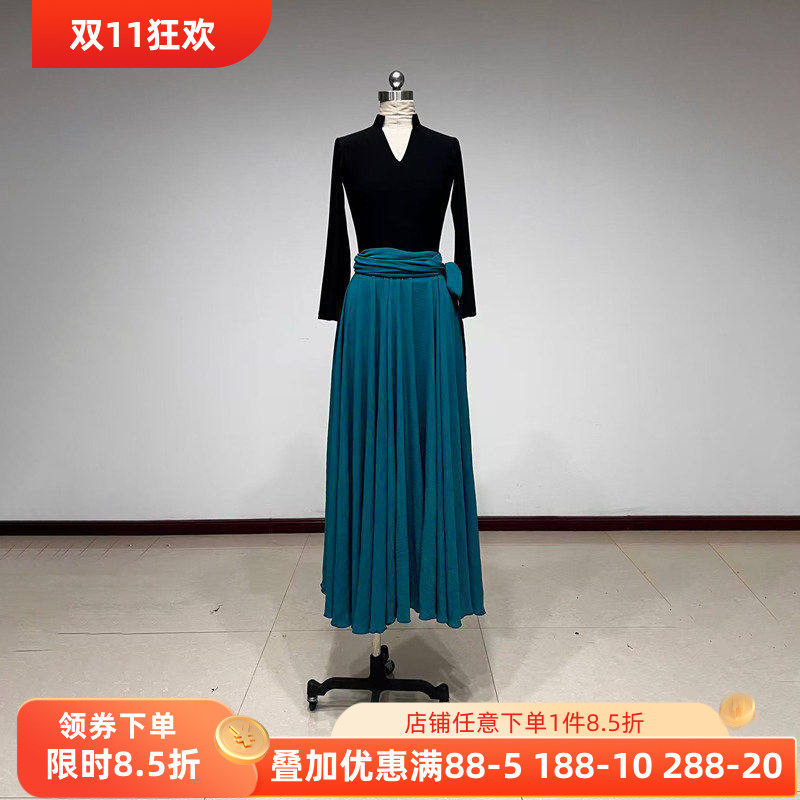 舞研依库蒙古族舞蹈服装女练功服