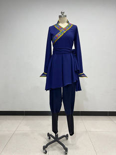 蒙古族舞蹈服装女练功服上衣裙演出表演服成人艺考集训班服民间舞