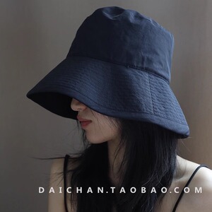 实用轻薄款渔夫帽可调头围男女