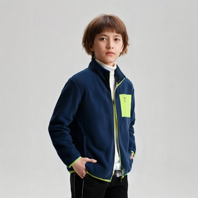 春秋款儿童摇粒绒外套